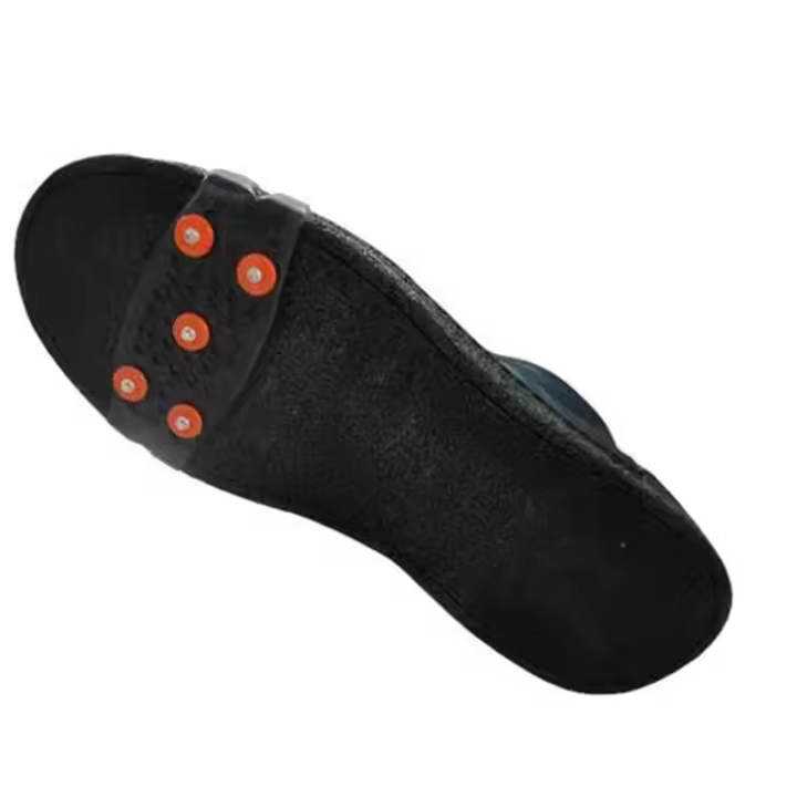 Cubrezapatos Antideslizantes Para Escalada En Nieve Y Montañismo Unisex Cubrezapatos De Hielo Con 5 Clavos Accesorios Para Caminar Y Senderismo - 1