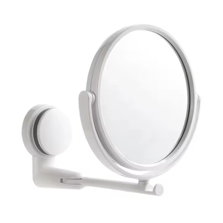 Espejo De Maquillaje Con Aumento HD Espejo De Aseo Para Baño Montado En La Pared Espejo Gira 360 Grados Moderno 6 Pulgadas - 1