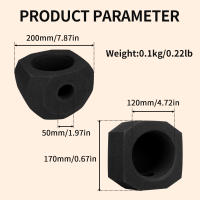 Filtro De Viento Profesional Para Micrófono Condensador Depusheng PF8 Cubierta De Protección De Esponja Absorbente De Sonido Para Estudio De Grabación - details 5