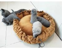 Cama De Mascota Dual Uso Ajustable Con Cordón Cómoda Y Cálida Para Gatos Y Perros Todas Las Estaciones Almohadilla De Mascota Para Pupusas - details 10