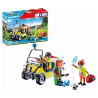 PLAYMOBIL (71204) Coche de Rescate en emergencias sanitarias, vehiculo sanitario con camilla, medico y enfermeros, sanidad movil, City Life - details 5
