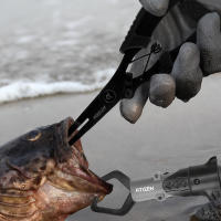 Aguas Proximas Pinzas De Pesca De Acero Inoxidable Retirador De Anzuelos Nariz Larga Multifuncional Portátil Para Pesca - details 0