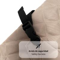 LUTODY - Hamaca de bebé, Mecedora recién nacido con arnés de seguridad y juguete, tela transpirable y antimanchas, ligera y resistente - De 0 a 1 año. - details 4