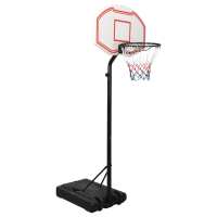 vidaXL Canasta de Baloncesto Polietileno 237-307 cm Soporte Ejercicio Color Blanco,  Negro, y mas - details 0