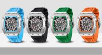 Reloj De Pulsera De Cuarzo Pagani Design 2024 Para Hombre 41MM Acero Inoxidable Cristal De Zafiro Nylon Resistente Al Agua 5Bar - details 0