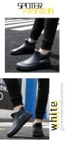 Botas De Lluvia Térmicas Para Hombre Con Peluche Antideslizantes Impermeables De Bajo Talle Para Cocina Lavado De Coche Pesca - details 18