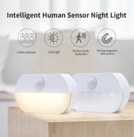 Lámpara De Noche LED Con Sensor De Movimiento Infrarrojo Pilas Incluidas Para Pasillo Escalera Armario Dormitorio Baño - details 0