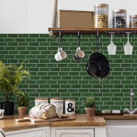 Pegatina De Pared 3D Falsa Drip Tile Autoadhesiva Kuujojo Para Cocina Sala De Estar Y Baño Fácil De Quitar Tamaño 12x12 Pulgadas - details 48