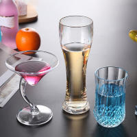 Vaso De Acrylic Para Cocktail Inquebrantable Vino Rojo Jugo Y Bebida Para Fiesta Casamiento Hogar Bar Goblet Herramientas De Vino - details 4