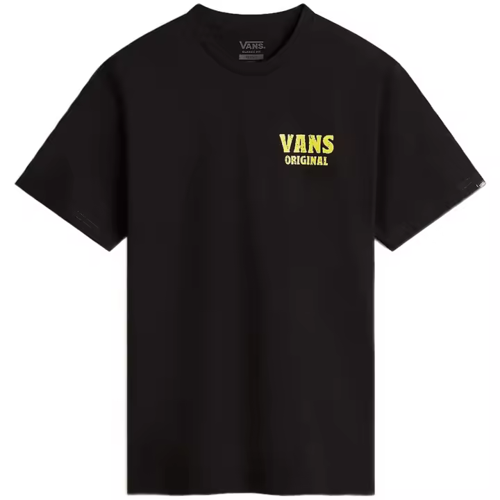 Camiseta de Manga Corta Vans Wave Cheers para hombre en color negro - 1