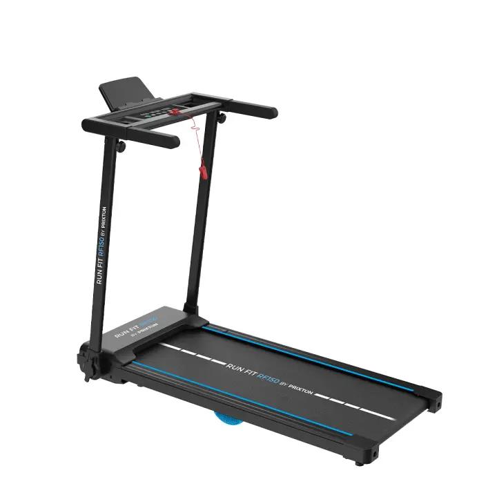 PRIXTON Cinta de Correr RF150, Cinta de Andar Plegable, 12 Programas, Velocidad máxima 10 Km/h, Amortiguación, Frenado de Emergencia, Velocidad, Distancia, Calorías y Tiempo - 1