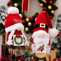 Muñeca De Peluche Navideña Sin Cara En Miniatura Decoración De Ventana De Casa Con Goblins Figura De Adorno Para Navidad - details 0