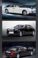 Modelo De Coche De Escala 1/24 Rolls Royce Spectre Simulación Con Sonido Y Luz Coche De Metal Para Niños Juguete Coleccionable - details 5