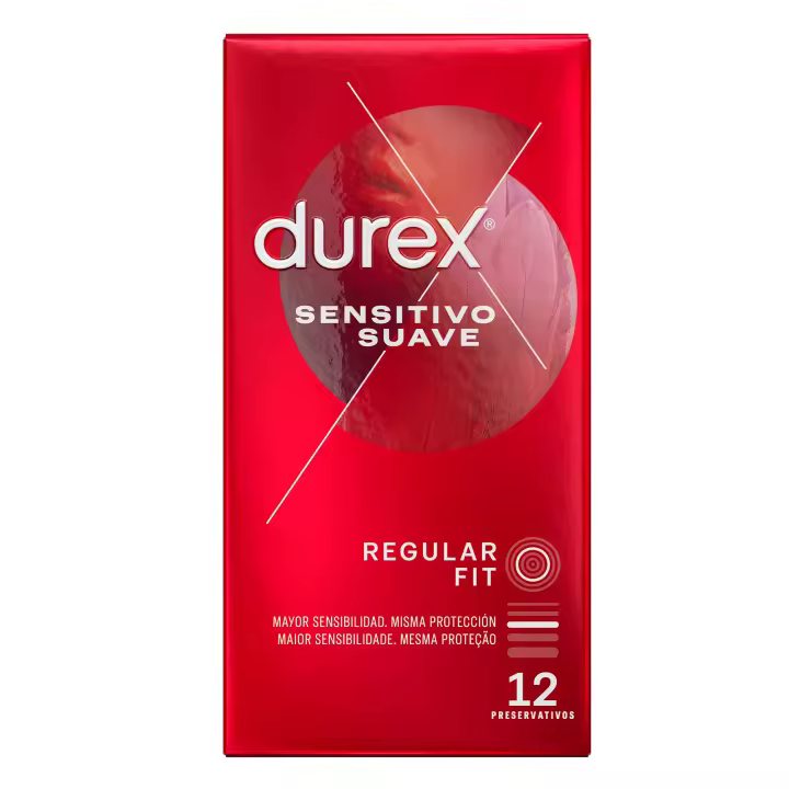 Durex - Preservativos Sensitivo Suave para Mayor Sensación Packs 12-24-48 condones para un sexo seguro - 1