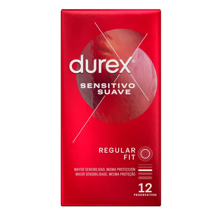 Durex - Preservativos Sensitivo Suave para Mayor Sensación Packs 12-24-48 condones para un sexo seguro - 1
