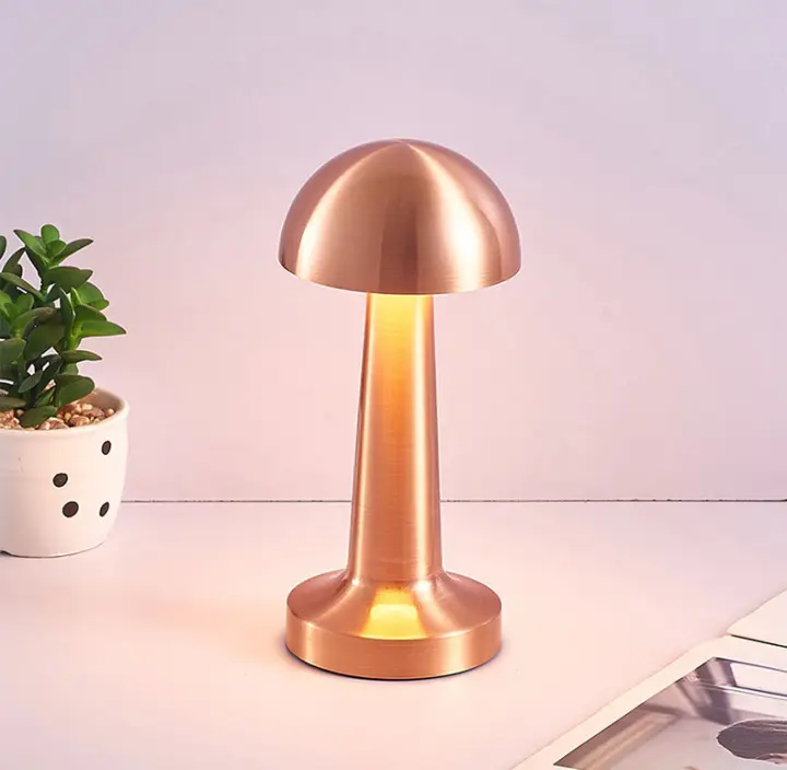 Lámpara De Mesa Retro LED Recargable Luz Nocturna Para Decoración De Habitación Sala De Estar Café Luces De Camping Iluminación De Escritorio - 1