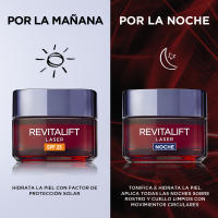 L'oréal Paris | Revitalift Laser Serum Noche 0,2% Retinol Puro Arrugas Profundas 30ml +  Revitalift Laser Triple Acción Crema Anti-Edad  Noche con Pro-Retinol, Ácido Hialurónico y Vitamina Cg -50 ml - details 2