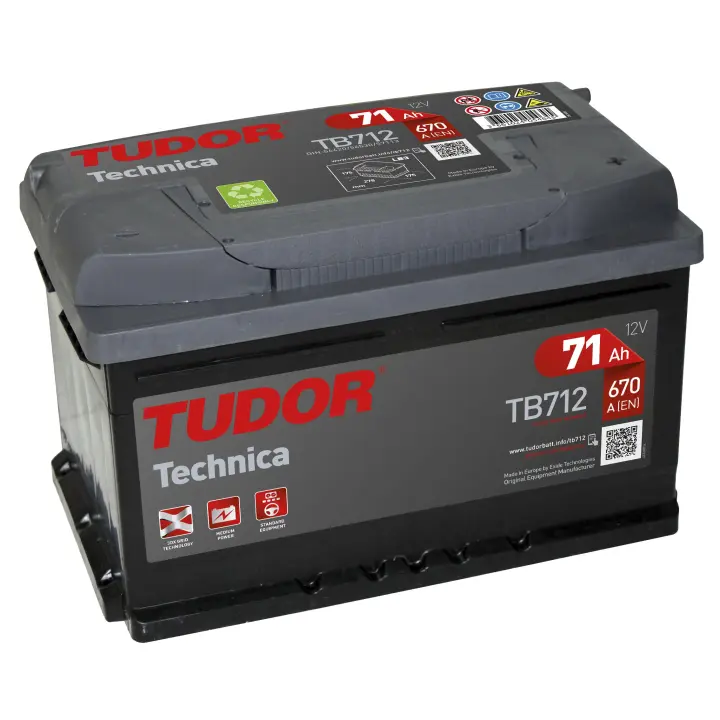 Batería Tudor TB712 71.0 T6 - Alta Calidad - 1