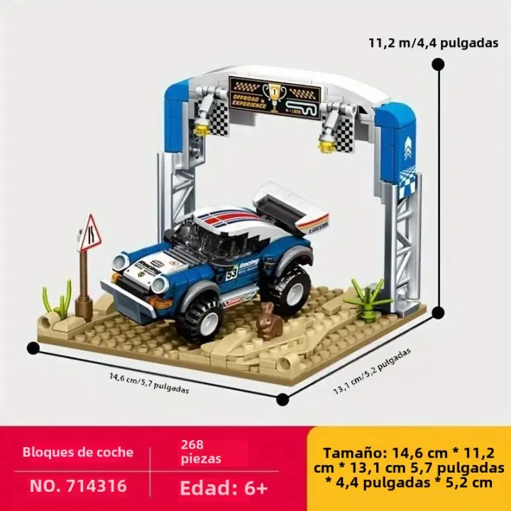 Bloques De Construcción Ciudad Serie Para Niños Juguetes De Vehículos De Montaje Regalo Educativo Para Niños Mayores De 6 Años - 1
