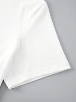 Camiseta De Verano Para Hombre Con Patrón De Explosión En Diente De Oro Manga Corta Cuello Redondo Cómoda Y Casual - details 4