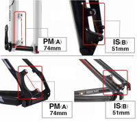 Adaptador De Montaje De Freno De Disco Para Bicicleta MTB ZTTO Ultraligero IS PM a B a PM a Compatible Con Ruedas De 140mm 160mm 180mm 203mm - details 2