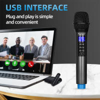 Micrófono Inalámbrico Depusheng W4 Con Eco Treble Bajo Y Bluetooth 98 FT Rango UHF Sistema De Micrófono Portátil Dinámico Para Escenario - details 3