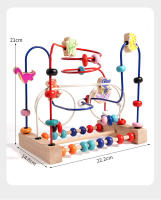 Juguetes Montessori Para Bebés Madera Dinosaurio Carrusel De Bolas Laberinto Educativo Para Niños Juego De Matemáticas Tema Animales Y Naturaleza - details 8