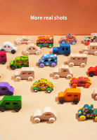 Coche De Graffiti De Madera DIY Para Niños Set De Pintura Y Coloración Modelo De Construcción Tridimensional Sin Baterías - details 9