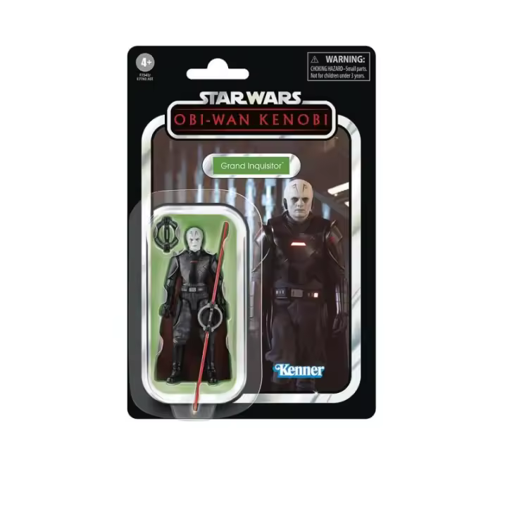 Figura hasbro star wars the vintage collection obi - wan kenobi grand inquisitor - 1