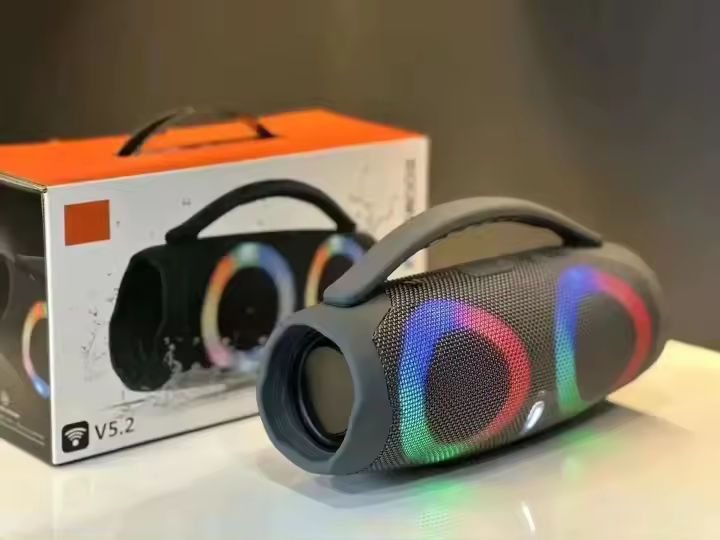 Altavoz Bluetooth Portátil 100W Impermeable Con Luz RGB Colorida Subwoofer Estéreo Inalámbrico Para Exteriores Y Camping - 1