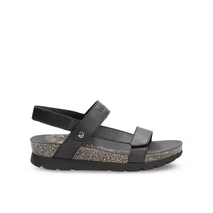 Panama Jack SELMA Sandalias para mujer negras en piel 85326 - 1