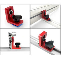 T-stop De Madera Para Carpintería Herramienta De Trabajo Con Rastro De T-Slot Localizador De Ranura De Miter Para DIY Y Banda De Trabajo - details 2