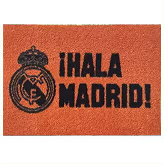 PASO FELPUDO OFICIAL REAL MADRID COCO SINTETICO 40x60 Beige - 1
