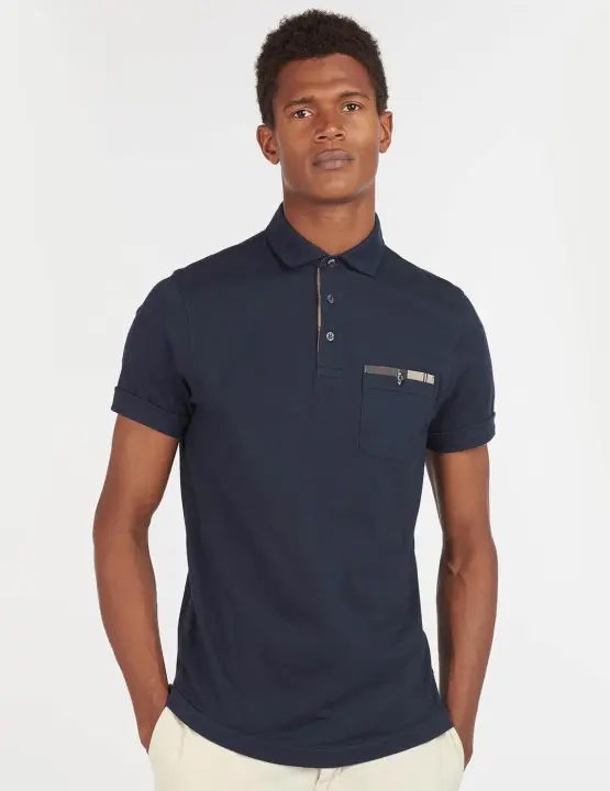 Polo Barbour M/C Corpatch Pol Marino Hombre 100% Algodón - 1