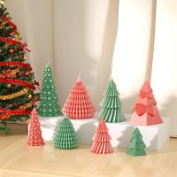 Molde De Silicona Para Vela De Árbol De Navidad 3D Creativo Para Epoxy Resina DIY Aromaterapia Vela Tamaño Estándar De Plantas - details 4