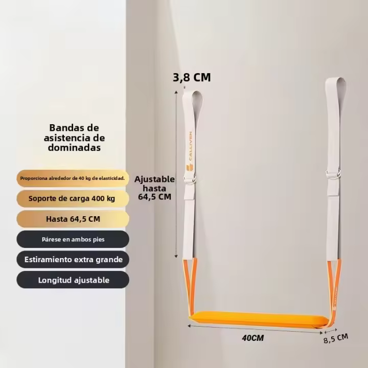 Banda Ajustable Para Ayuda En Agachamientos Y Remo Para Hombres Y Mujeres Entrenamiento De Musculación Interior Estiramiento Corporal Asistencia En Ejercicios De Agachamiento Y Remo - 1