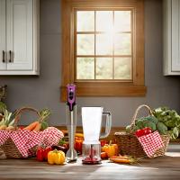 Batidora de Mano Acero Inoxidable 700W Velocidades Variables Morado - details 4