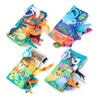 Juguete Educativo Para Bebés 0-6 Meses Libro De Tela Con Rompecabezas Y Anillo Sonoro Interactivo Para Padres E Hijos Material De Tela Seguro Para Bebés - details 3
