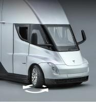 Camión De Juguete De Tesla Semi a Escala 1:24 Con Luz Y Sonido Modelo De Aleación De Metal Regalo Para Niños Coleccionable - details 6