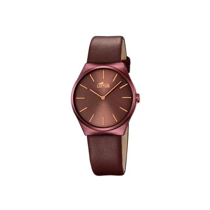 Reloj de Mujer Lotus 18482/A The Couples con Caja y Correa de Piel Burdeos - Outlet - ¡Compra Ahora! - 1