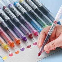 12 Piezas De Bolígrafos De Bola Con Tinta Gel Secado Rápido Punto Fino 0.5 Mm Para Escritura Diario Y Dibujo - details 0