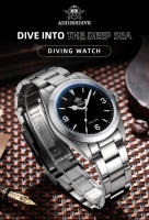 Reloj De Pulsera De Lujo Para Hombre ADDIESDIVE Marca Top Acero Inoxidable Resistente Al Agua 100m Cristal De Zafiro Luminoso Marca AD2023-1 - details 1