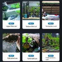 Bomba De Inmersión Ajustable Para Acuario Piscina Silenciosa Filtro De Succión Poop Bomba De Piscina Material De Goma Fuente De Alimentación Carga - details 6