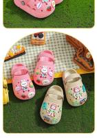 Sandalias Para Niños Verano 2024 Zapatos De Niños Antideslizantes Diseño Cartoon DIY Holes Para Niños Y Niñas Playa Suave - details 16
