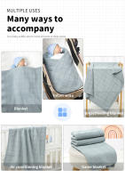 Mantas de DOT Súper suaves para recién nasido, ropa de Cama para Cuna, colcha de Color sólido para cochecito Infantil, Saco de dormir de 90x70cm - details 0