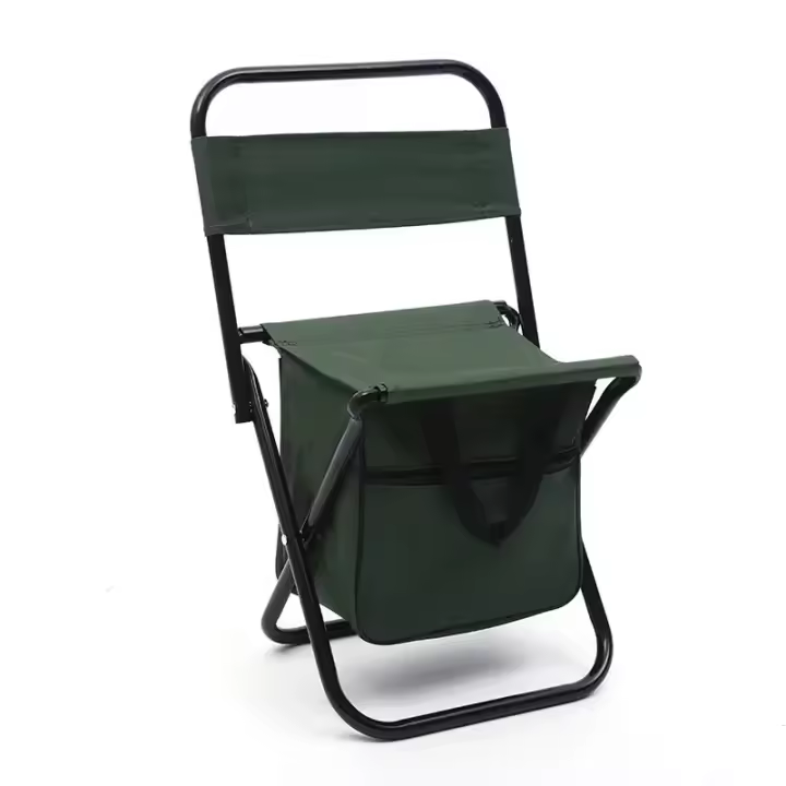 Silla De Pesca Plegable Portátil Desmontable Para Camping Y Playa Silla De Luna Para Exteriores Con Almacenamiento Bolsa De Viaje Para Caza - 1