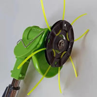 Cabeza De Cortacésped De Acero Reemplazo Gratis Con 4 Líneas Para Gasolina/Litio Herramienta De Jardín Para Eliminar Malezas Y Arbustos - details 3