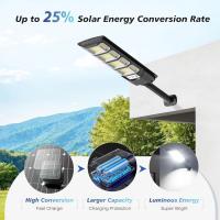 Lámpara Solar Exterior Potente 10000LM Con Sensor De Movimiento Y Carga Solar Impermeable Luz De Pared LED Para Jardín Farol Solar Moderno IP67 - details 6