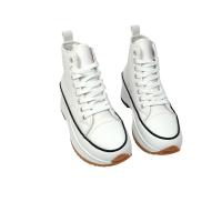 Eva Zorteon- Zapatillas tipo bota mujer,  caña alta, PU, plataforma, suela track, confort, estilo urbano. - details 8