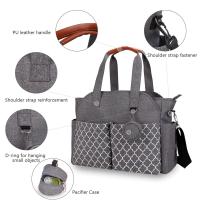 Bolsa de Pañales para Bebé de Gran Capacidad Bolsa de Maternidad Impermeable Multifuncional Portátil para Cuidado del Bebé Material de Poliéster - details 24